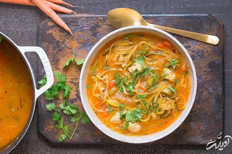 طرز تهیه سوپ رشته فرنگی، خوش طعم و لذیذ سوپ رشته فرنگی
